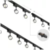 Inner connector for 1-circuit track I black Kobi