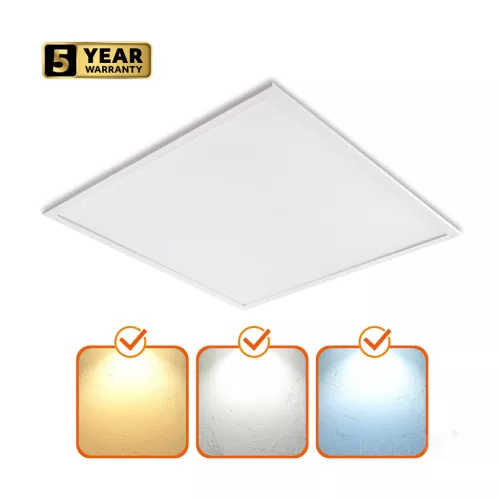 CAPRI G2 LED-panel, 40 W, IP40/IP44, UGR<19, 600x600 mm, Szabályozható színhőmérséklet, 5 év garancia