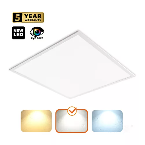 NELIO G2 LED-panel, 36 W, IP40, 600x600 mm, Természetes fehér, 5 év garancia