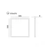 NELIO G2 LED-panel, 36 W, IP40, 600x600 mm, Meleg fehér, 5 év garancia
