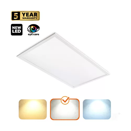 NELIO G2 LED-panel, 25 W, IP40, 300x1200 mm, Természetes fehér, 5 év garancia
