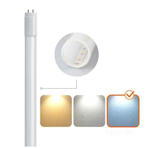 T8 LED-fénycső 22W, 150 cm, Hideg fehér