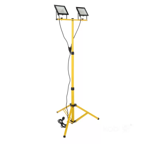 TIGRA TRIPOD LED-reflektor, 110°, IP54, 100 W, Természetes fehér, fekete