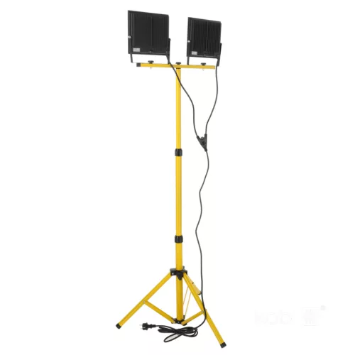 TIGRA TRIPOD LED-reflektor, 110°, IP54, 200 W, Természetes fehér, fekete