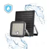 MHCS napelemes LED-reflektor, 120/60°, IP65, 10 W, Természetes fehér, fekete