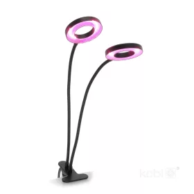   LED növénynevelő lámpa LED VITARO RING 2 csiptetős 8W – Kobi Design
