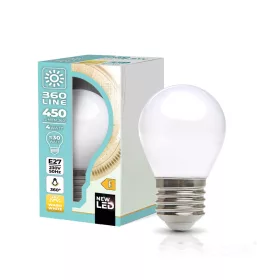 E27 LED-fényforrás, 4 W, filament, Meleg fehér