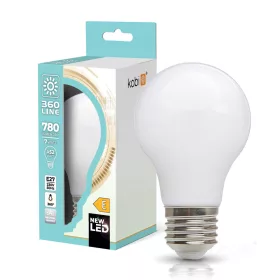 E27 LED-fényforrás, 7 W, filament, Természetes fehér