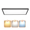 Ceiling lamp LED NIVERA SQUARE 32W 3CCT IP54 black Kobi Premium