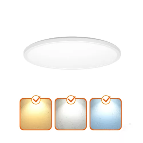 Ceiling lamp LED NIVERA CIRCLE 24W 3CCT LX IP54 white Kobi Premium