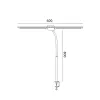 Lampka biurkowa LED TENUIX DUO 2 14W CCT czarna LED2B