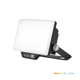   DELYO MHN LED-reflektor, 110°, IP65, 10 W, Természetes fehér, fekete