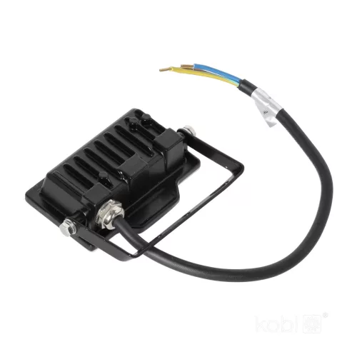 DELYO MHN LED-reflektor, 110°, IP65, 10 W, Természetes fehér, fekete