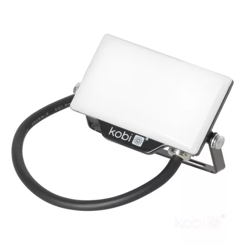 DELYO MHN LED-reflektor, 110°, IP65, 10 W, Természetes fehér, fekete