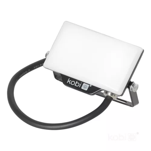 DELYO MHN LED-reflektor, 110°, IP65, 10 W, Természetes fehér, fekete
