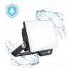 DELYO MHN LED-reflektor, 110°, IP65, 10 W, Hideg fehér, fekete