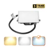 DELYO MHN LED-reflektor, 110°, IP65, 10 W, Hideg fehér, fekete