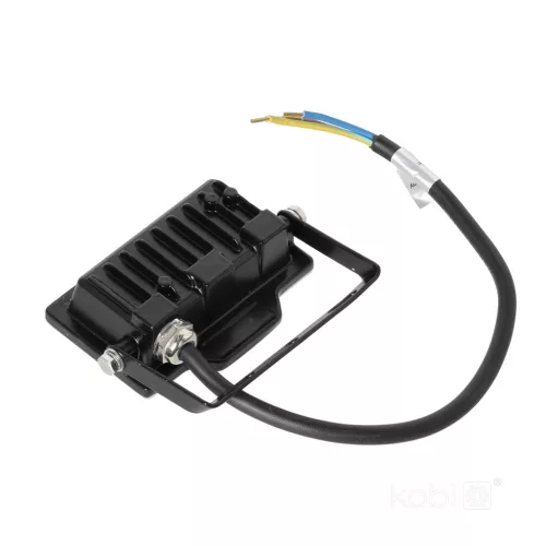 DELYO MHN LED-reflektor, 110°, IP65, 10 W, Hideg fehér, fekete
