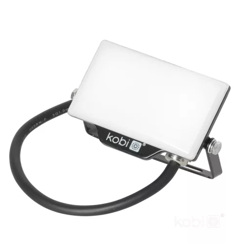 DELYO MHN LED-reflektor, 110°, IP65, 10 W, Hideg fehér, fekete