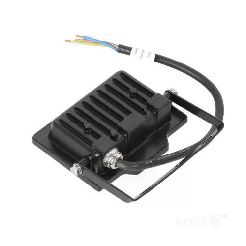 DELYO MHN LED-reflektor, 110°, IP65, 20 W, Hideg fehér, fekete
