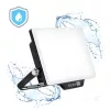 DELYO MHN LED-reflektor, 110°, IP65, 30 W, Hideg fehér, fekete