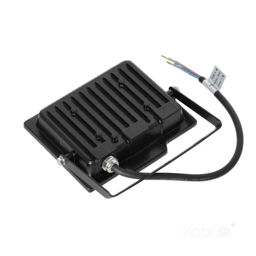 DELYO MHN LED-reflektor, 110°, IP65, 30 W, Hideg fehér, fekete