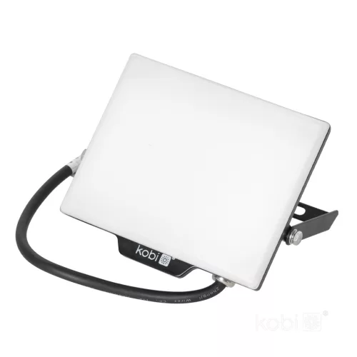 DELYO MHN LED-reflektor, 110°, IP65, 30 W, Hideg fehér, fekete