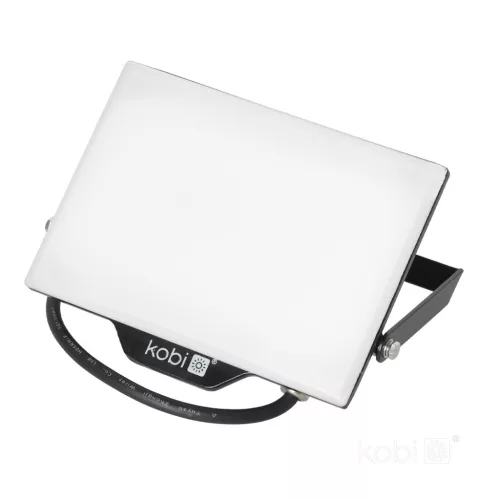 DELYO MHN LED-reflektor, 110°, IP65, 50 W, Természetes fehér, fekete