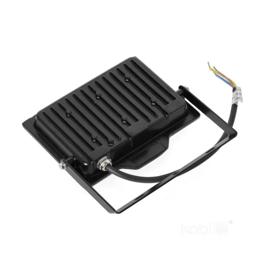 DELYO MHN LED-reflektor, 110°, IP65, 50 W, Hideg fehér, fekete