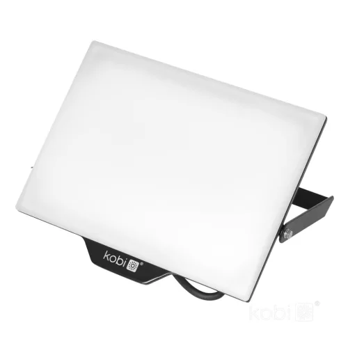 DELYO MHN LED-reflektor, 110°, IP65, 100 W, Hideg fehér, fekete