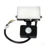 DELYO MHNC LED-reflektor, 120°, IP54, 10 W, Természetes fehér, fekete