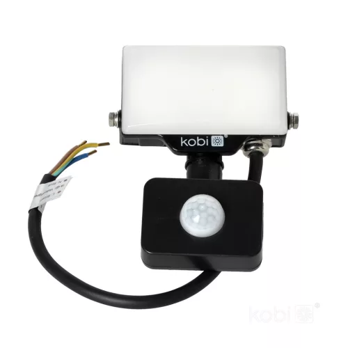 DELYO MHNC LED-reflektor, 110°, IP54, 10 W, Hideg fehér, fekete