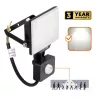 DELYO MHNC LED-reflektor, 110°, IP54, 20 W, Természetes fehér, fekete