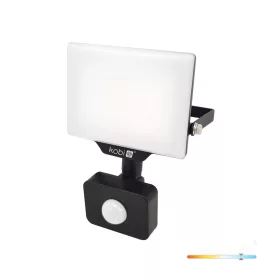   DELYO MHNC LED-reflektor, 110°, IP54, 20 W, Hideg fehér, fekete