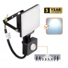 DELYO MHNC LED-reflektor, 110°, IP54, 20 W, Hideg fehér, fekete