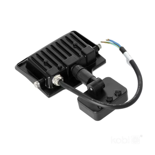 DELYO MHNC LED-reflektor, 110°, IP54, 20 W, Hideg fehér, fekete