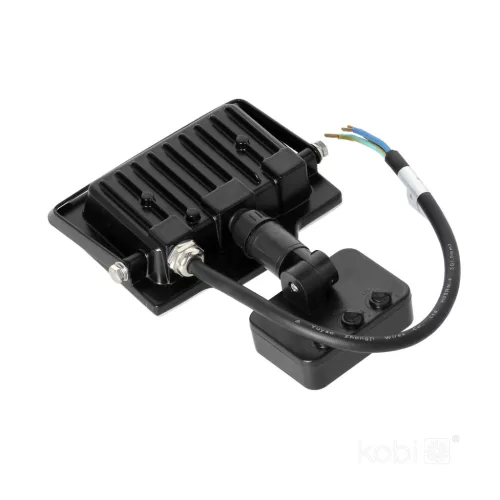 DELYO MHNC LED-reflektor, 110°, IP54, 20 W, Hideg fehér, fekete
