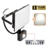 DELYO MHNC LED-reflektor, 110°, IP54, 30 W, Természetes fehér, fekete