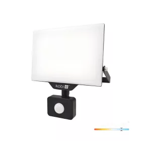   DELYO MHNC LED-reflektor, 110°, IP54, 30 W, Hideg fehér, fekete