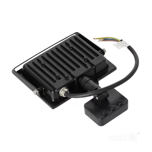 DELYO MHNC LED-reflektor, 110°, IP54, 30 W, Hideg fehér, fekete
