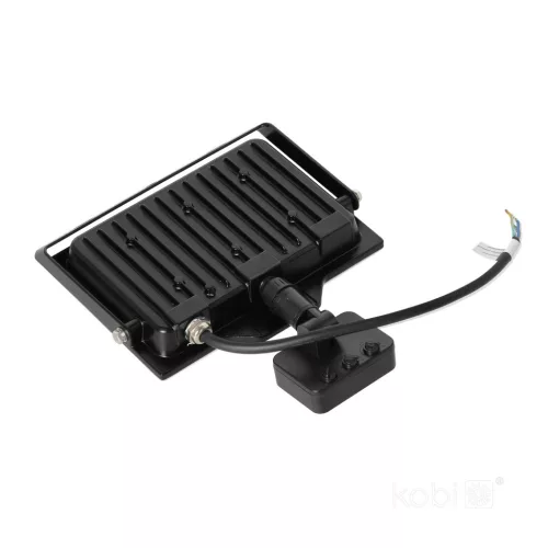 DELYO MHNC LED-reflektor, 110°, IP54, 50 W, Természetes fehér, fekete