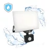 DELYO MHNC LED-reflektor, 110°, IP54, 50 W, Hideg fehér, fekete