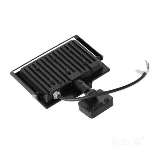 DELYO MHNC LED-reflektor, 110°, IP54, 50 W, Hideg fehér, fekete