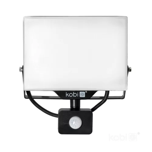 DELYO MHNC LED-reflektor, 110°, IP54, 100 W, Hideg fehér, fekete