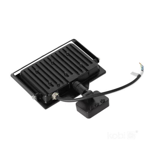 DELYO MHNC LED-reflektor, 110°, IP54, 100 W, Hideg fehér, fekete
