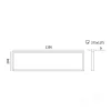 Panel LED NELIO G2 36W 30x120 4000K Kobi Pro