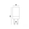 LED bulb G9 6,5W 4000K Kobi