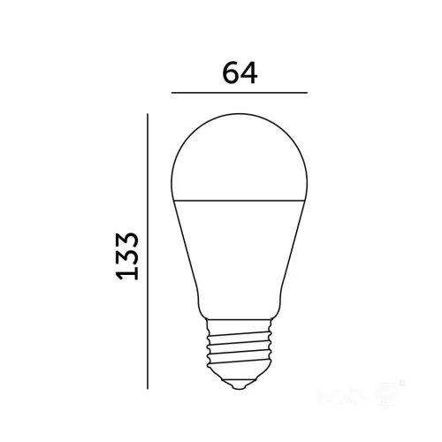 E27 LED-fényforrás, 17 W, Természetes fehér