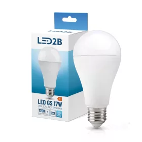 E27 LED-fényforrás, 17 W, Hideg fehér