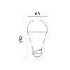 E27 LED-fényforrás, 22 W, Hideg fehér